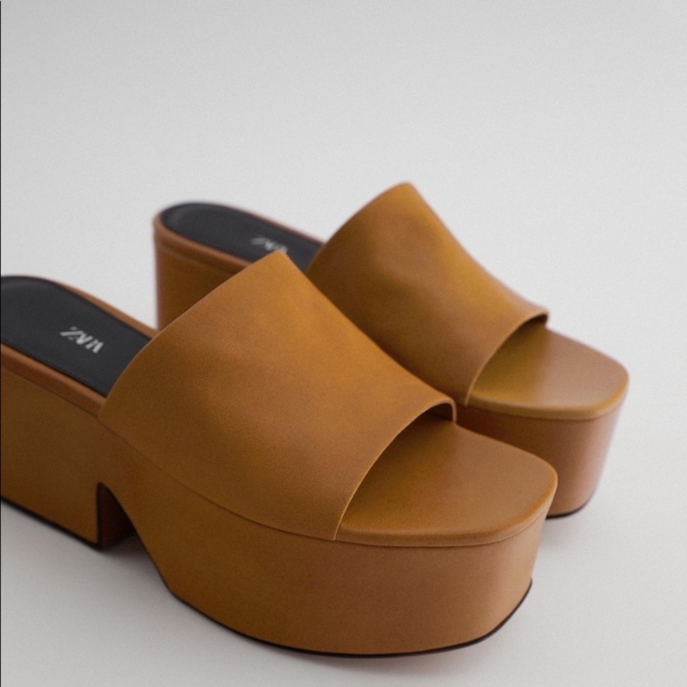 Zara chunky platform wedge